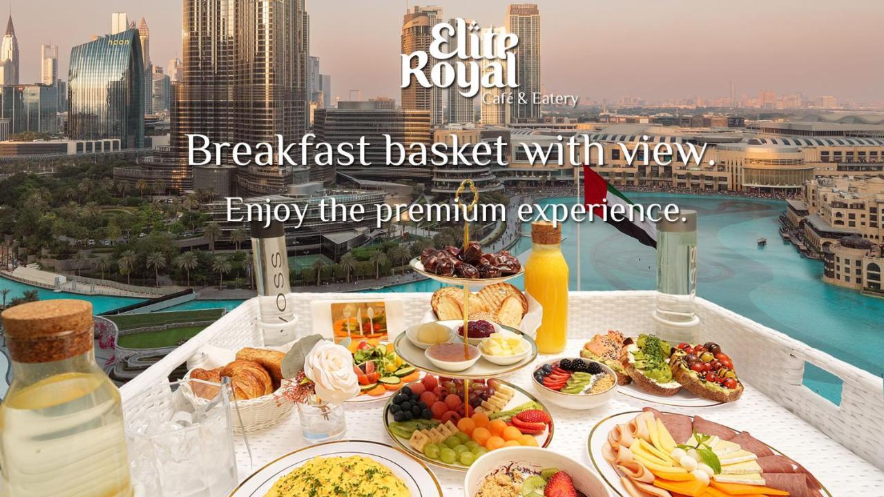 Elite Royal Apartment - Luxurious - Partial Burj Khalifa & Fountain View - Eminence Дубай Екстериор снимка